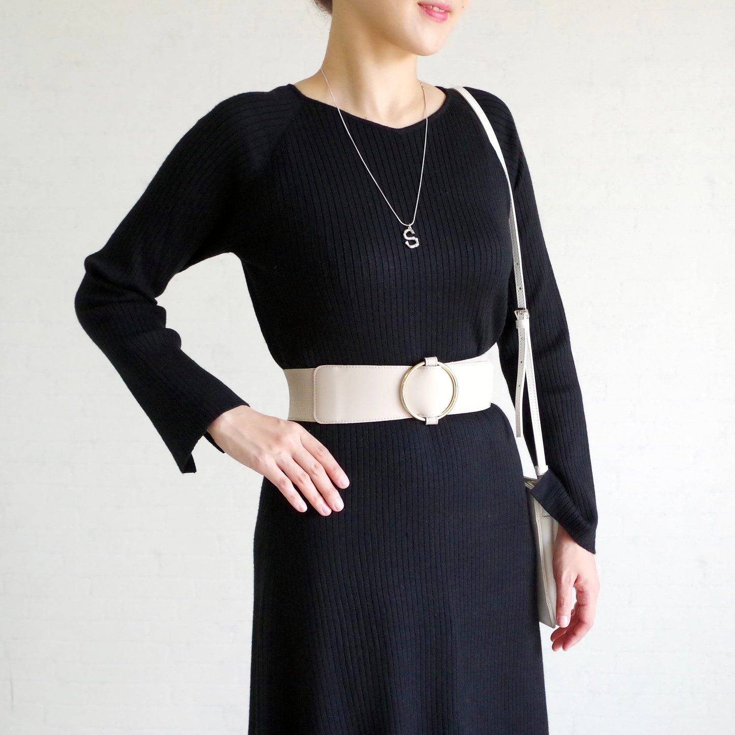 レディース ゴム ベルト 太い 60mm幅