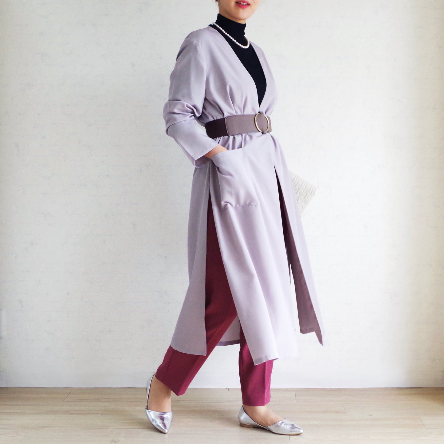 レディース ゴム ベルト 太い 60mm幅