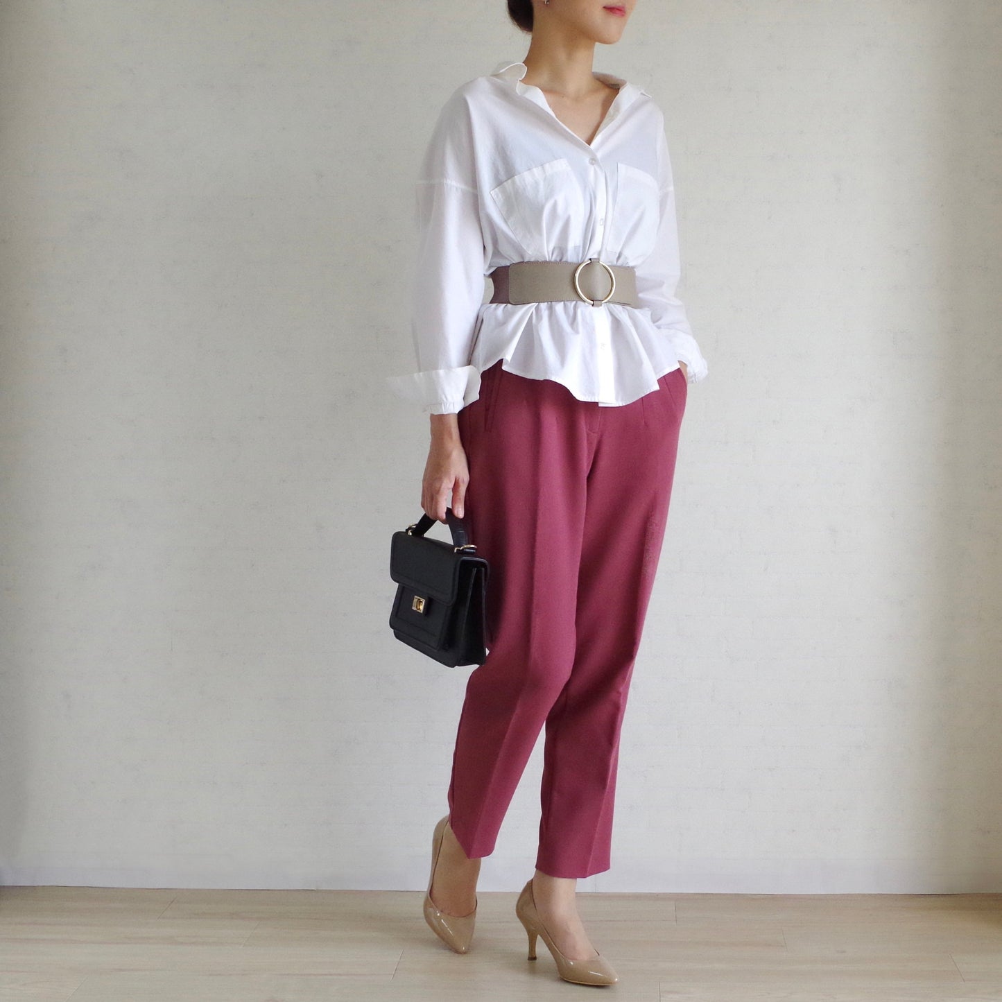 レディース ゴム ベルト 太い 60mm幅