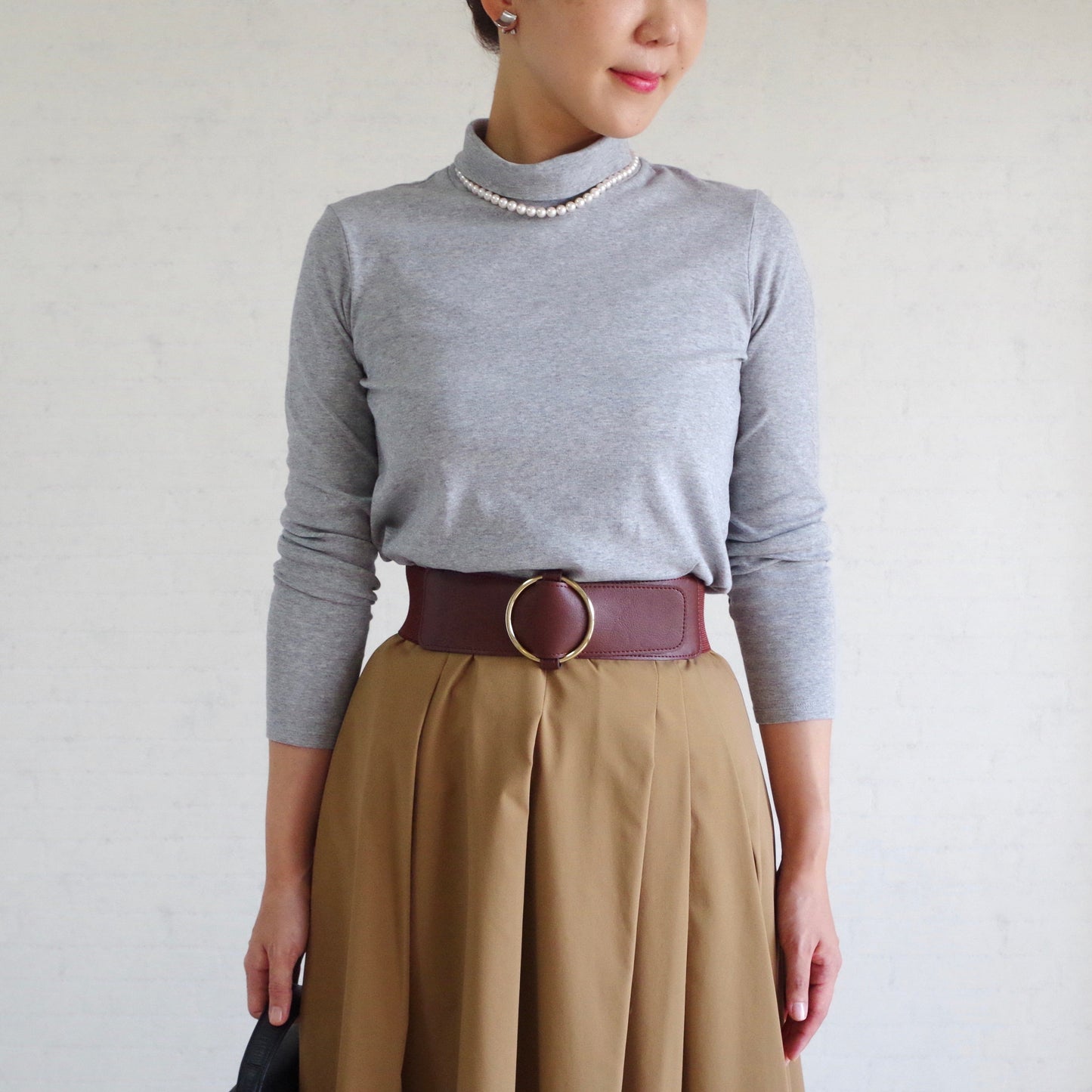 レディース ゴム ベルト 太い 60mm幅