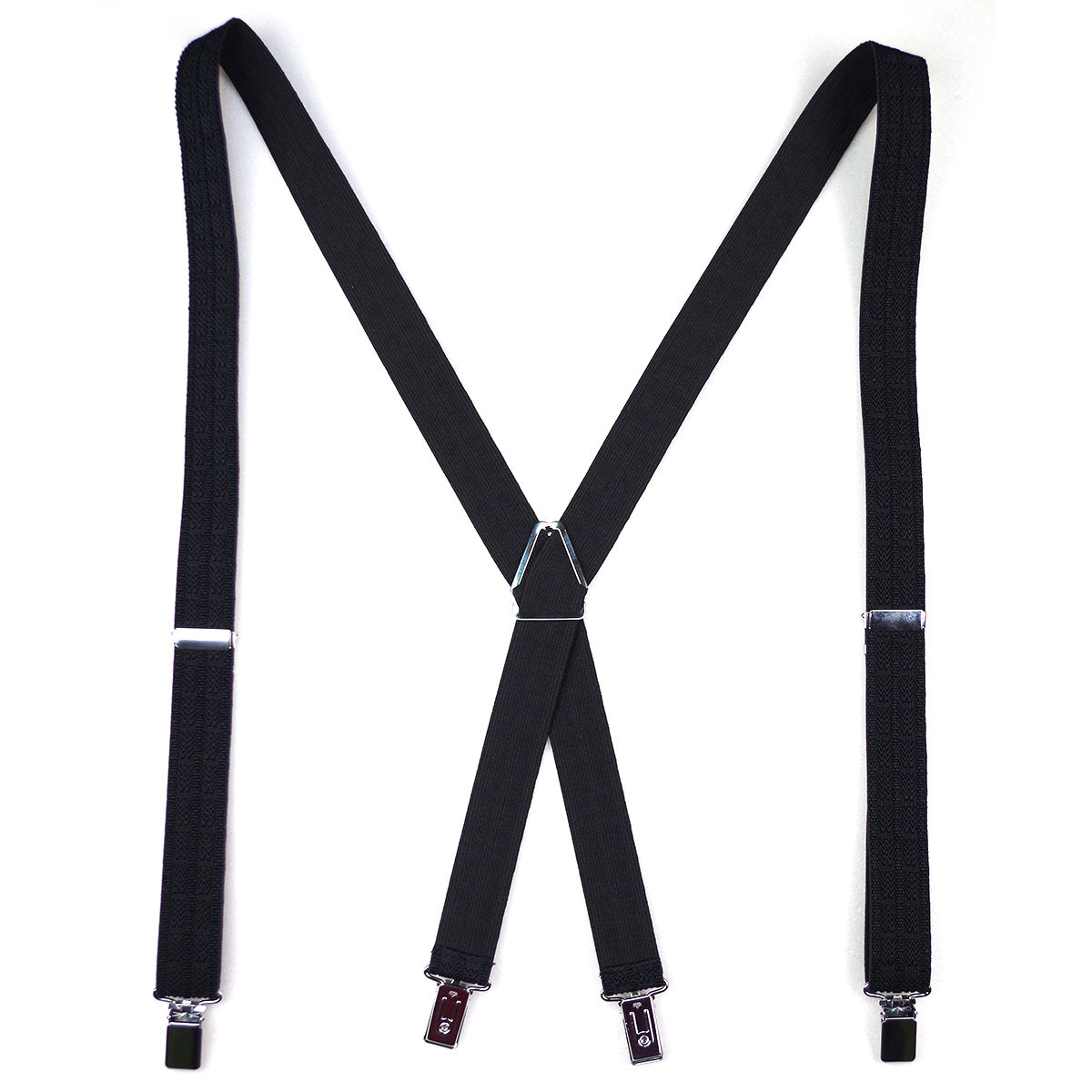 サスペンダー X型 スクエアクリップ 幅25mm
