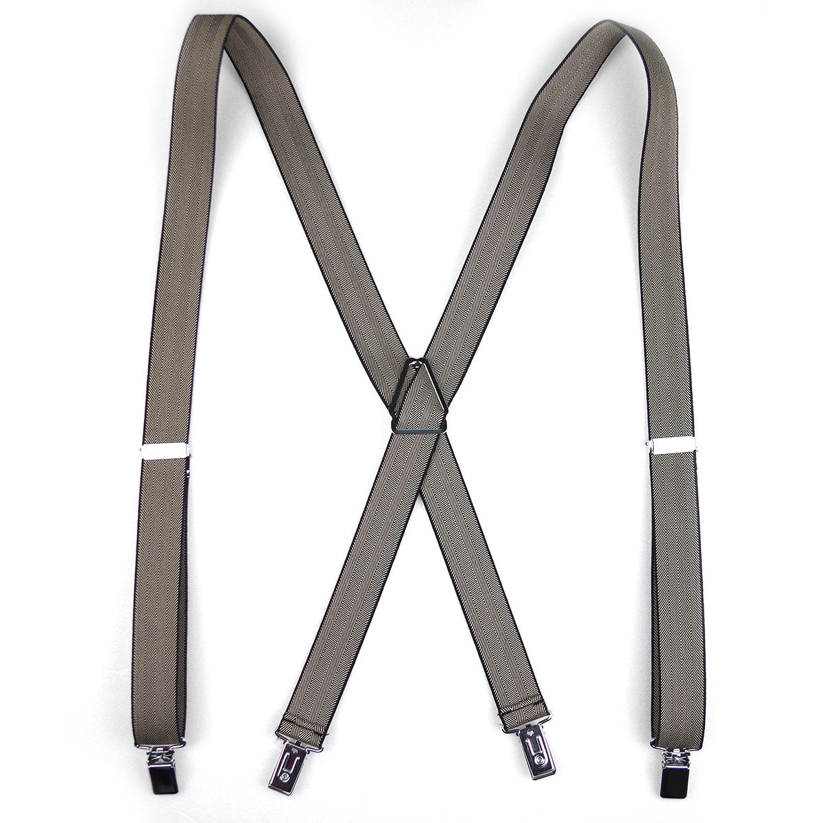 サスペンダー X型 スクエアクリップ 幅25mm