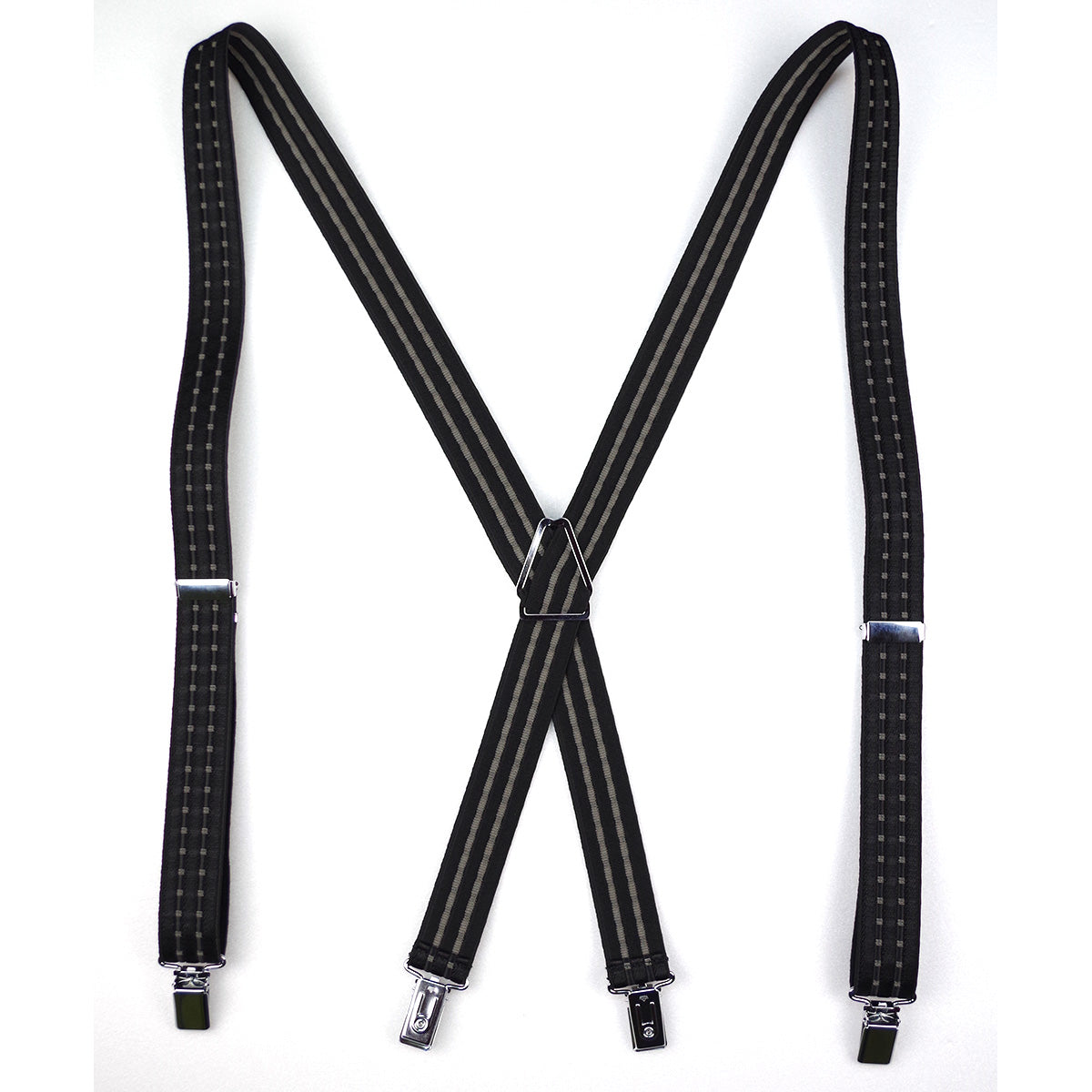 サスペンダー X型 スクエアクリップ 幅25mm