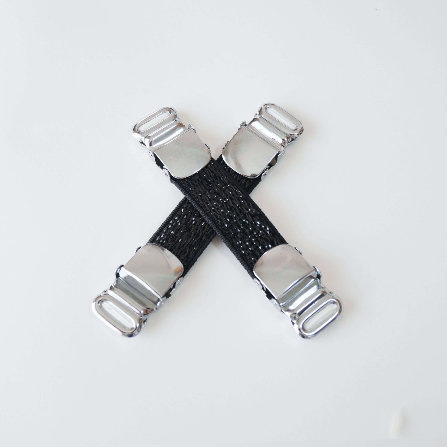 シャツガーター ラメ レディース