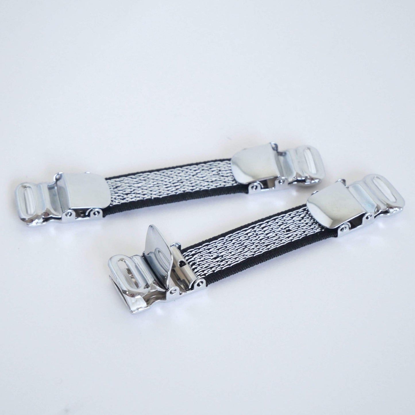 シャツガーター ラメ レディース