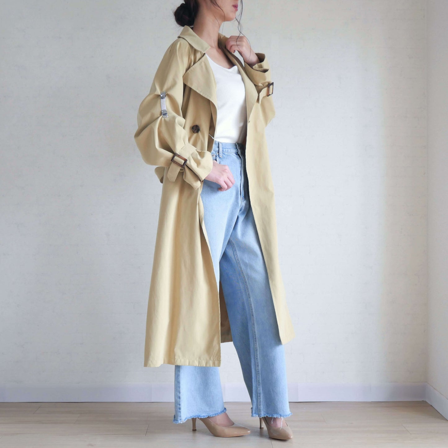 シャツガーター ラメ レディース