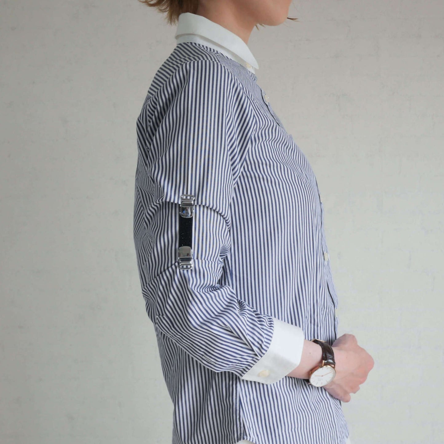 シャツガーター ラメ レディース