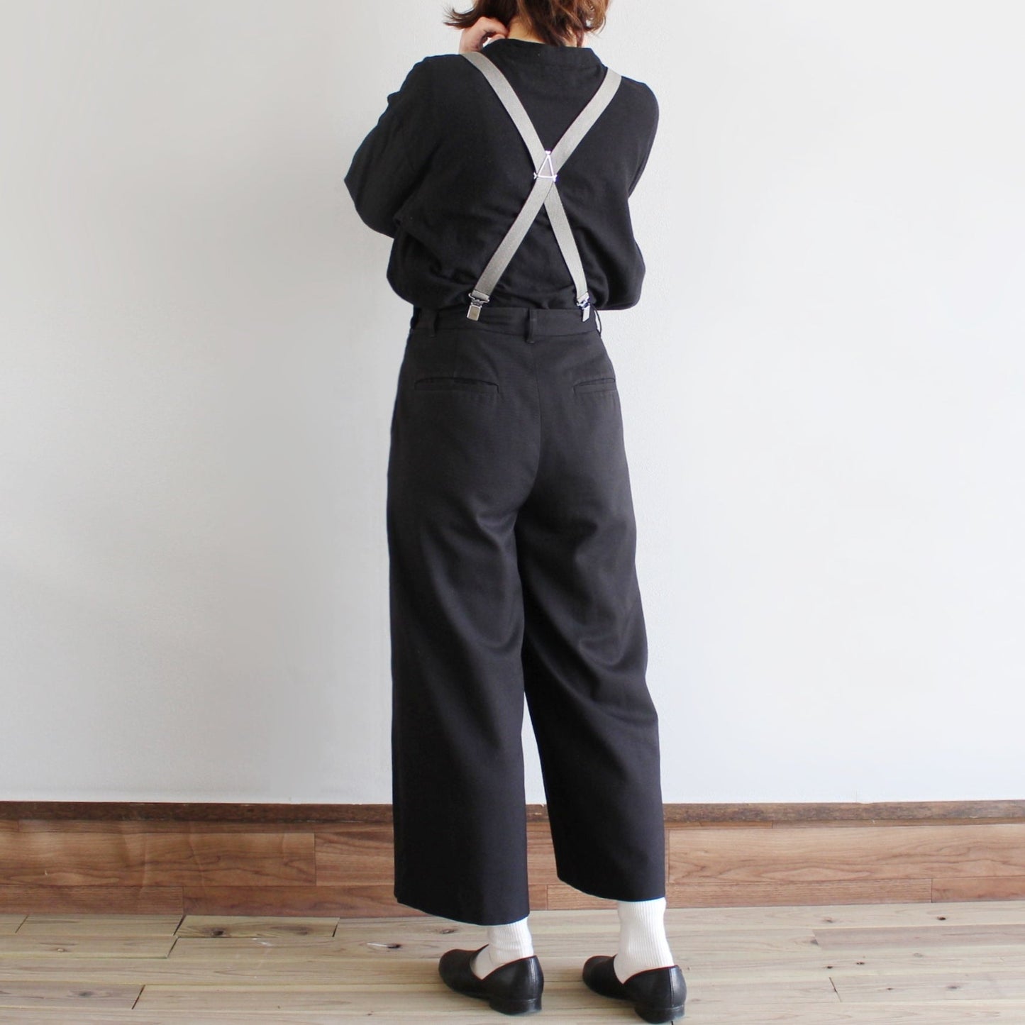 サスペンダー X型 スクエアクリップ 幅25mm