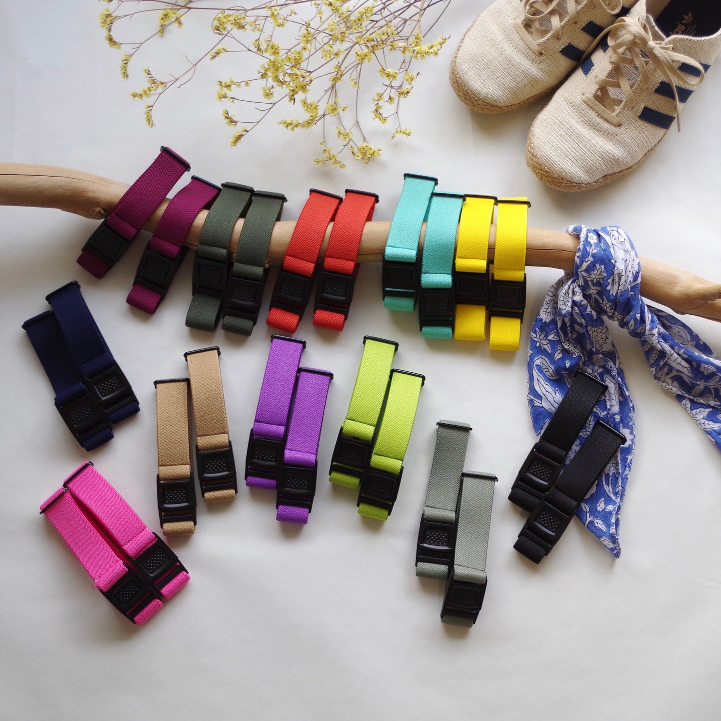 裾止めバンド ゴム 2本1組