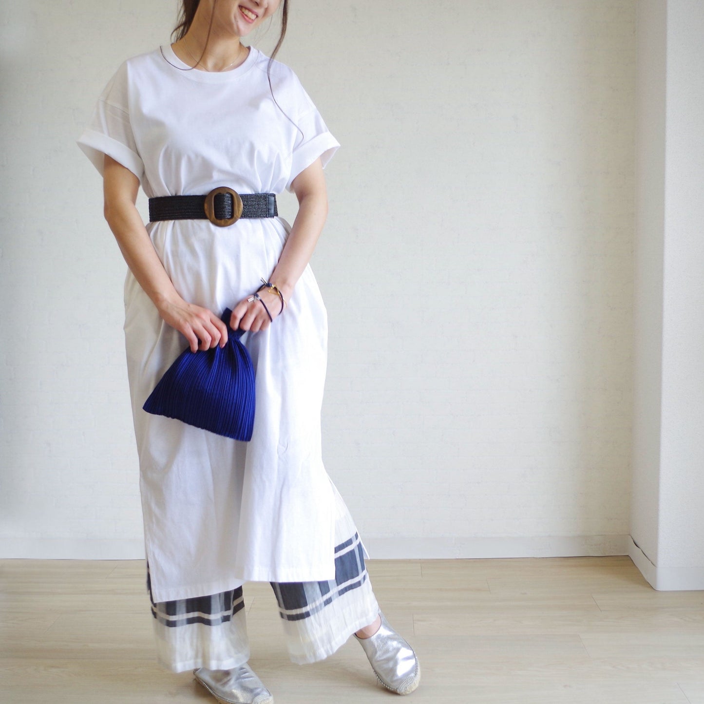 メッシュ ゴムベルト  麻風