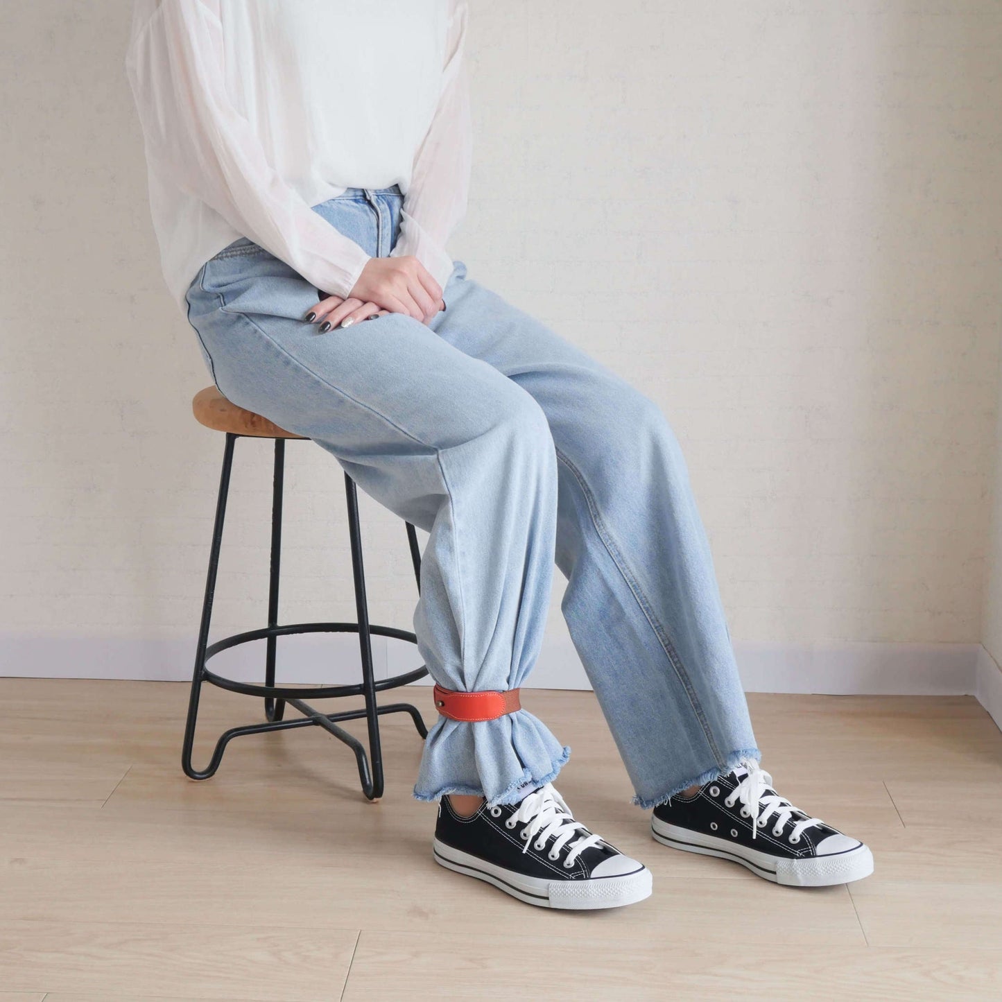 本革 裾止めバンド