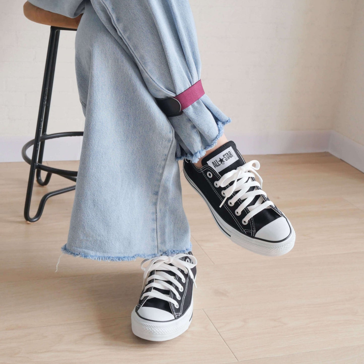 本革 裾止めバンド