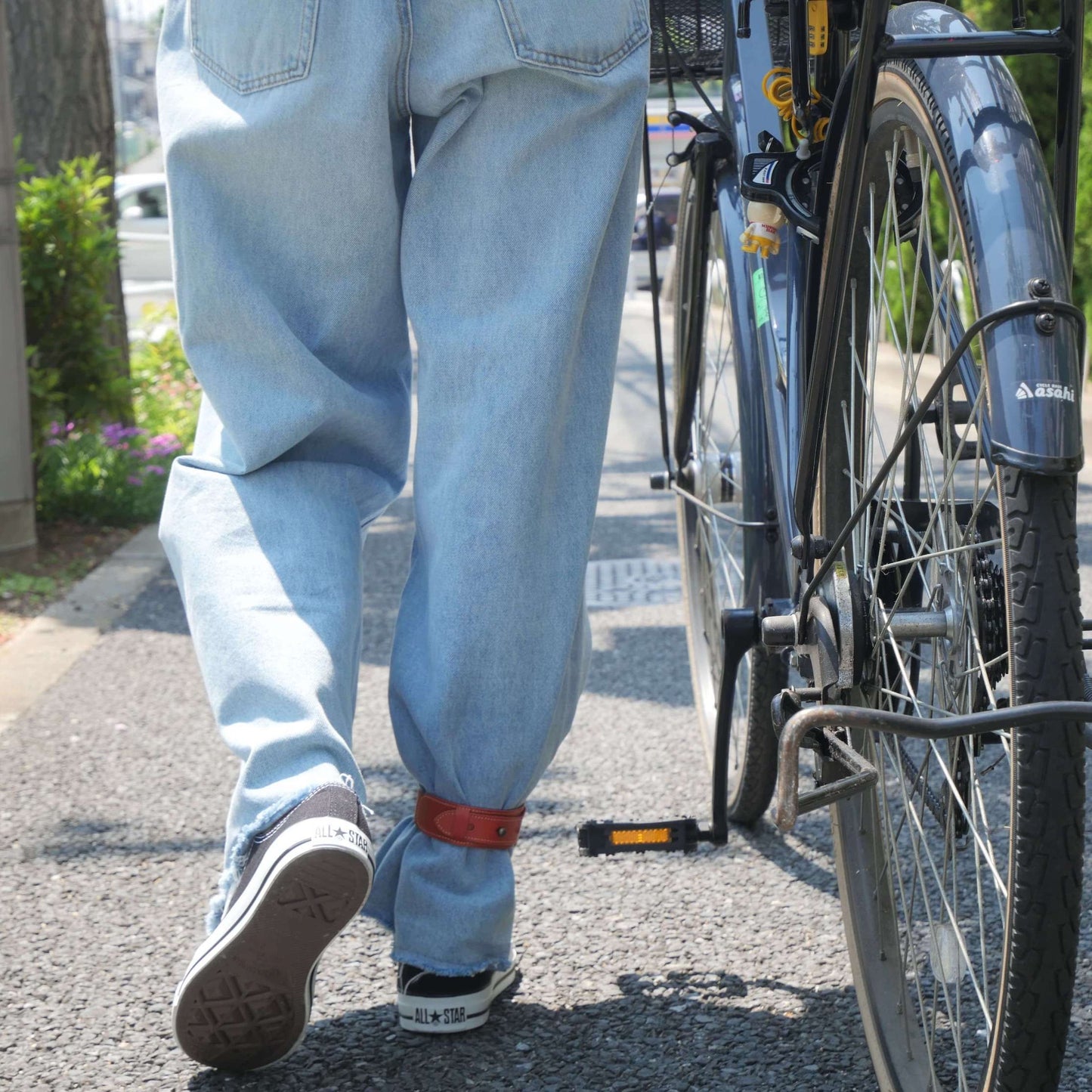 本革 裾止めバンド