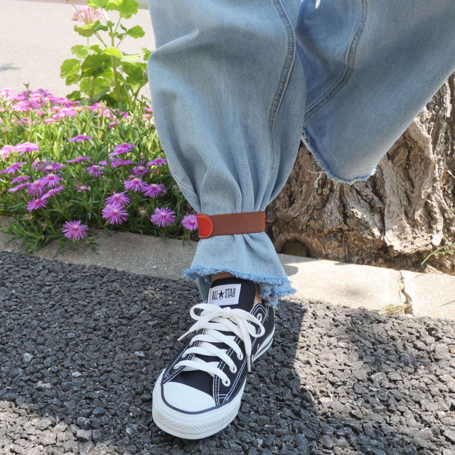 本革 裾止めバンド