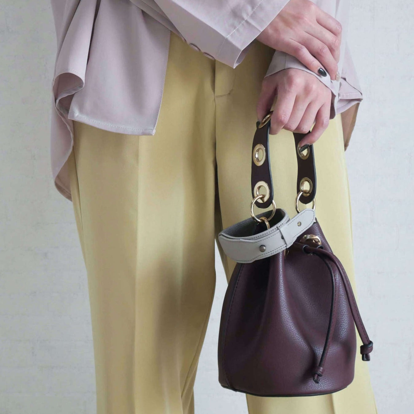 本革 裾止めバンド