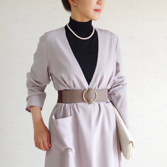 レディース ゴム ベルト 太い 60mm幅