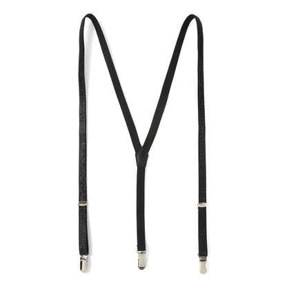 サスペンダー レディース ラメ Y型 幅15mm