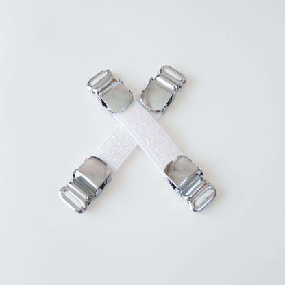 シャツガーター ラメ レディース