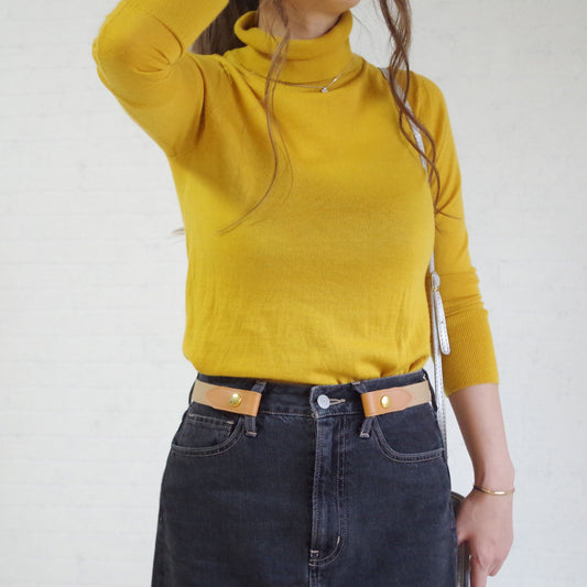 楽ちん ゴムベルト ゴールド 幅25mm 2way